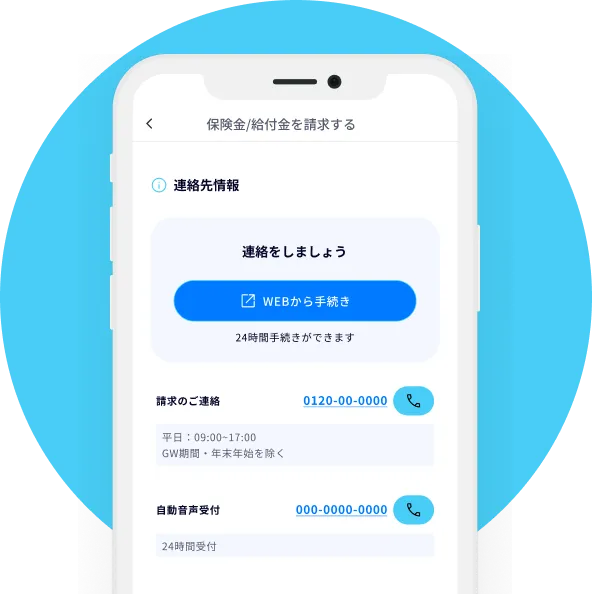 連絡先をわかりやすく