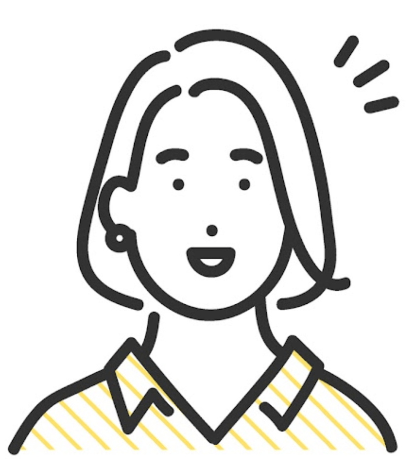 満足そうな女性